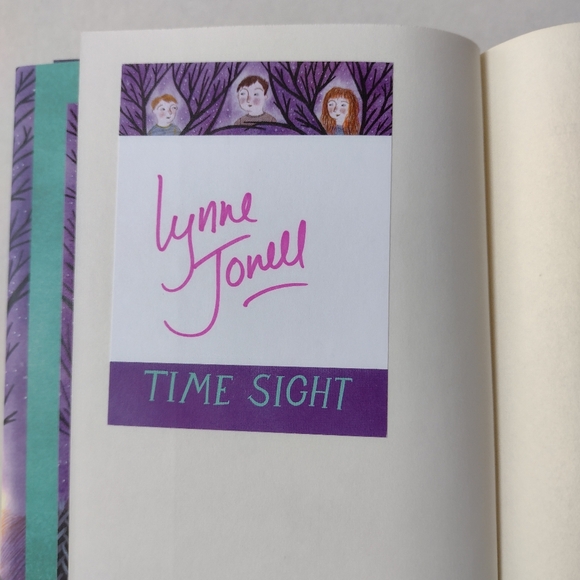 Time Sight by Lynne Jonell Hardcover Middle Grade Fantasy SIGNED Edition - Picture 2 of 6